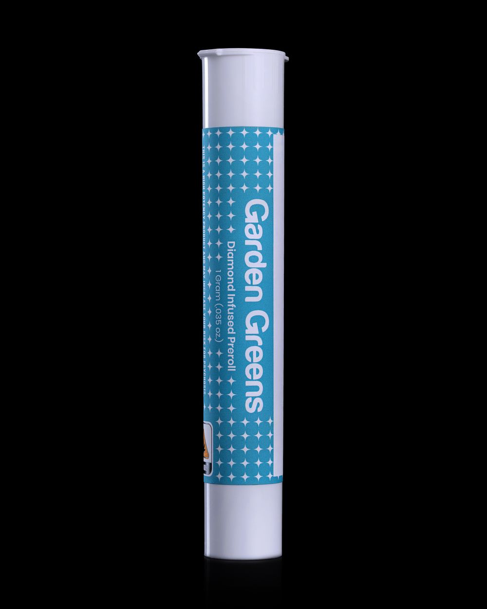 1G Diamond-Infused Pre-Roll in Garden Greens packaging