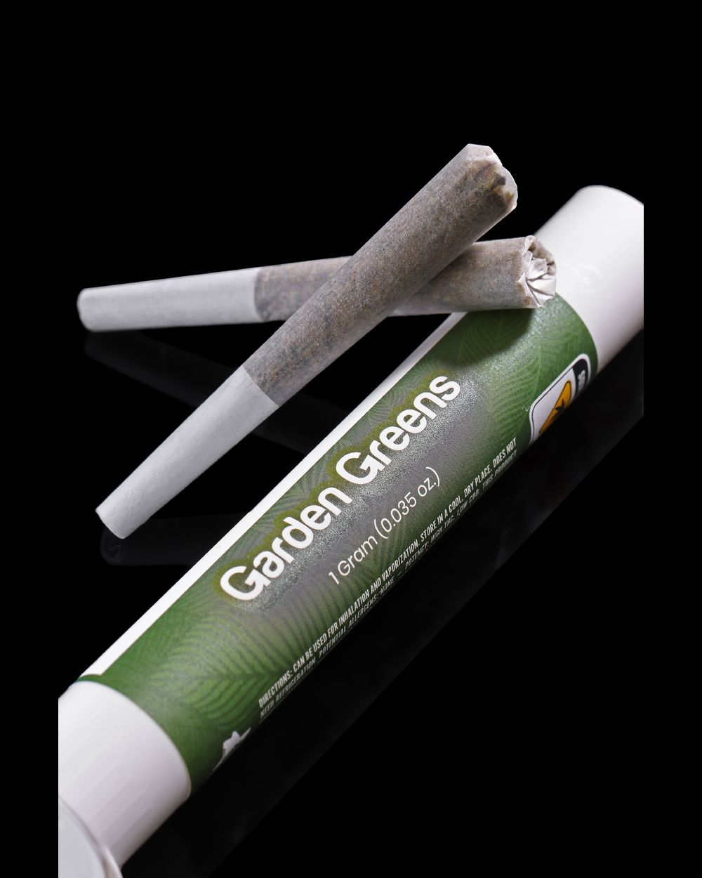 2 Pack Pre-Rolls in Garden Greens packaging